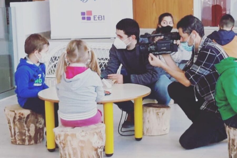 La televisión llega a San Juan Ikastetxea