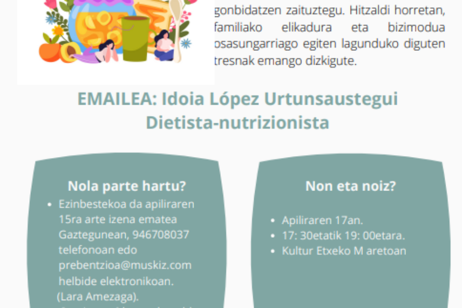 Elikaduraren eta bizimodu osasungarrien garrantzia