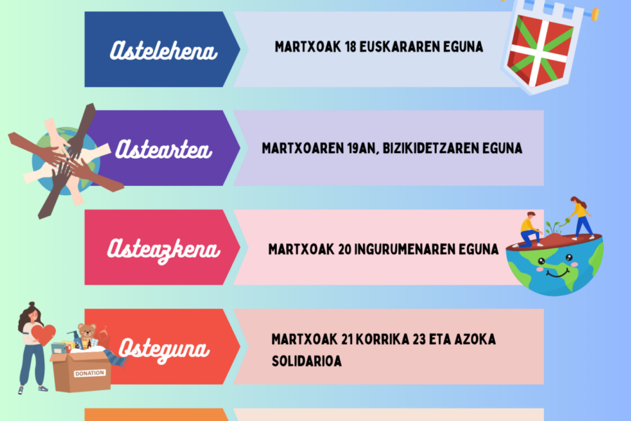¡Ya viene la semana cultural!