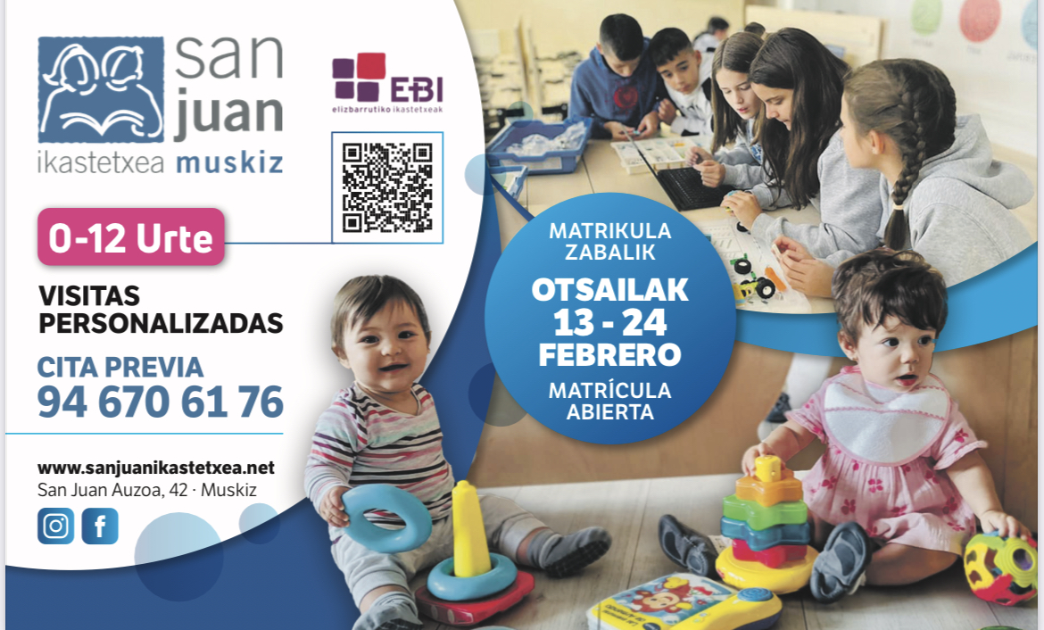 Descubre por qué San Juan Ikastetxea es tu colegio