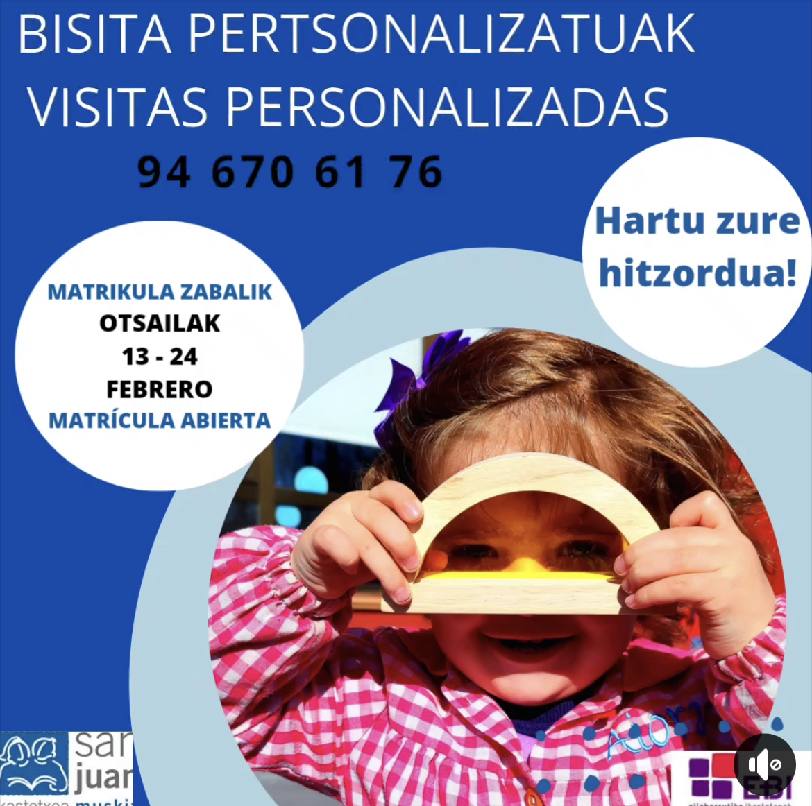 Matrícula abierta en San Juan Ikastetxea