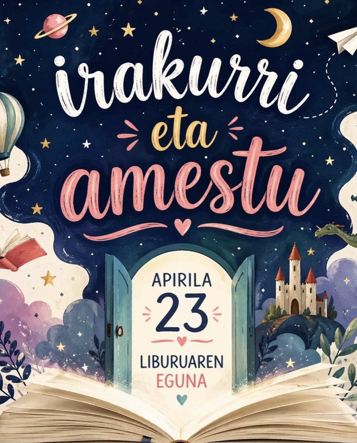Liburuaren Eguna San Juan Ikastetxean: irakurri, amestu eta istorioak partekatzeko eguna
